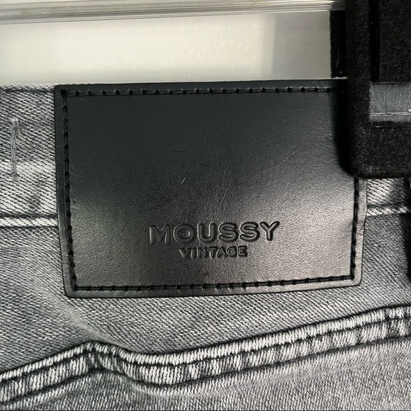 MOUSSY VINTAGE x REVOLVE Carmel Rebirth High Rise Light Black Skinny Ankle Jeans - Picture 9 of 13